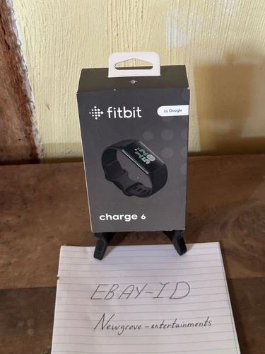 Fitbit Charge 6 Activity Tracker Black Case/ Obsidian Band Brand New Sealed