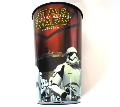 Coca-Cola Coke Star Wars 19 cm Becher USA 2015 Plastik Tumbler The Force Awakens