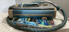 VINTAGE Electrolux Canister Vacuum Model 1205 W/ Hose Bags Attachment Tested