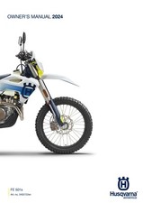 Husqvarna Owners Manual Book Guide 2024 FE 501s US