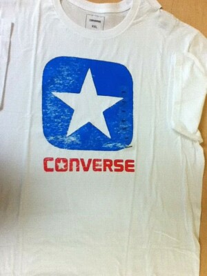camiseta converse blanca