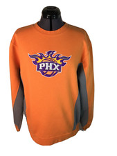 Vintage Phoenix Suns Logo Athletic Reebok Sweatshirt Size M Embroidered Orange