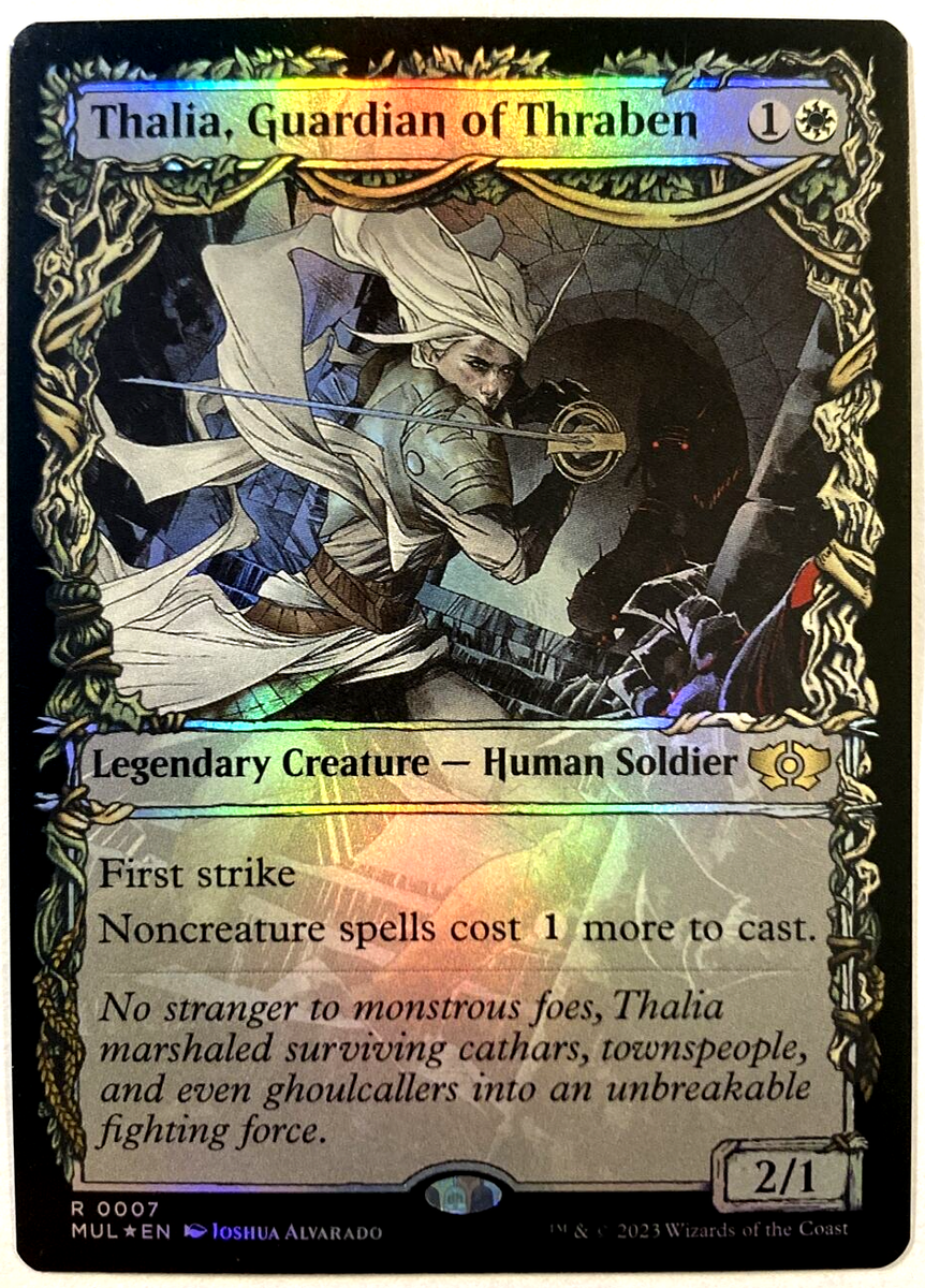 MTG Thalia, Guardian of Thraben FOIL Multiverse Legends 0007