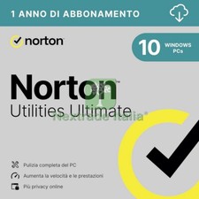 Norton utilities Ultimate 2024 WINDOWS 1 ANNO 10 DISPOSITIVI