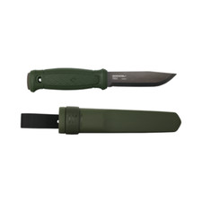 Mora Garberg Blackblade Military Green Carbon with Simple Poly Sheath #14528