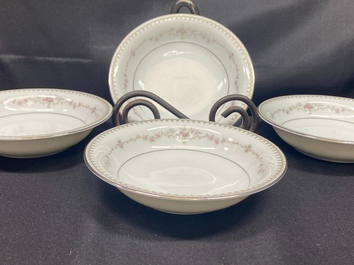 Noritake "FAIRMONT" Japan ~ #6102 ~ Set of 4 ~ Dessert Bowls ~ 5 1/2" - Picture 6 of 9
