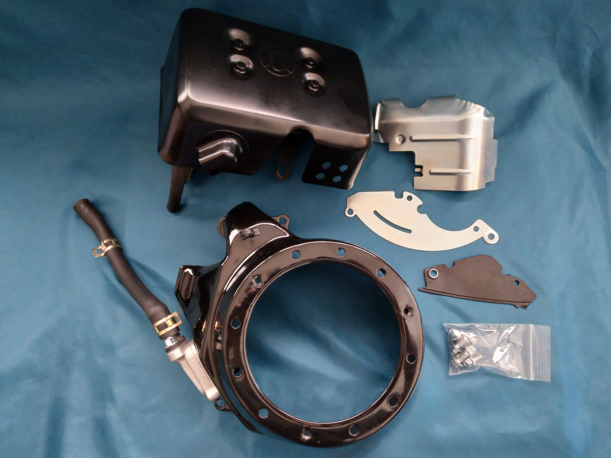 79cc Predator Turbo Exhaust w/ blower and tins 69733 increase top