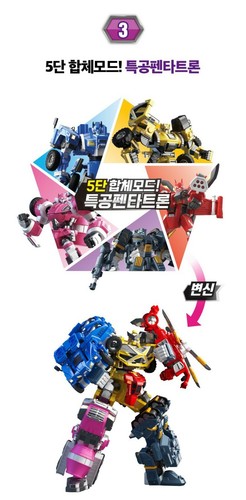 MINIFORCE PENTA X BOT LUCY Ver T. Lucybot rosa Transformierroboter LKW Auto 2021 - Bild 9 von 11