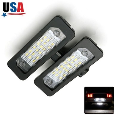 2PCS Auto 18 LED License Plate Light Tag Lamp Fit Ford Flex 2009-2015 4014 SMD