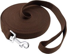 Long Dog Leash Black Obedience Recall Training Lead