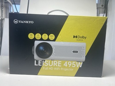 NEW Vankyo Leisure 495W Full HD 1080P WIFI Projector Dolby Audio (OpenBox)!