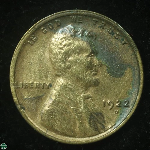 1922-D Lincoln Wheat Cent - Extra Fine Details: Cleaned