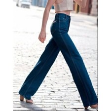 Vintage Calvin Klein High Rise Straight Leg Dark Blue Denim Jeans Women's 12 Med