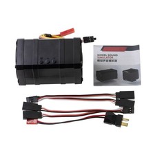 Dual Channel Engine Sound Simulator System 10 Sound Effects Standby For RC Car