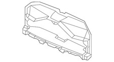 Genuine Honda Radiator Support Air Duct 71321-3W0-A50