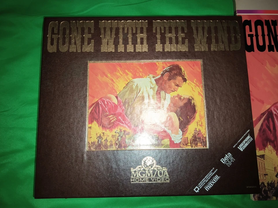 Gone with the Wind Laserdisc AND BetaMax Both Complete - Imagem 2 de 4