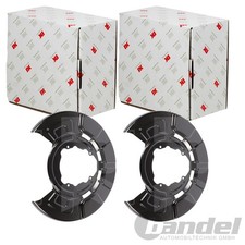 2X NK SPRITZBLECHE BREMSSCHEIBEN HINTEN BEIDSEITIG PASSEND F�R BMW X5 X6 |