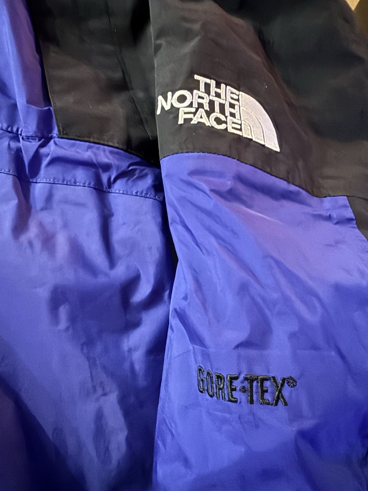 THE NORTH FACE Jacket 90s Vtg Gore Tex Mountain Guide Royal Blue Women’s M RARE! image 2
