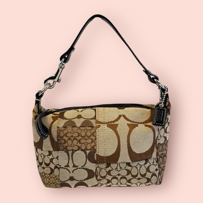 COACH Y2K Vintage Signature Patchwork Mini Demi Zip Top Handle