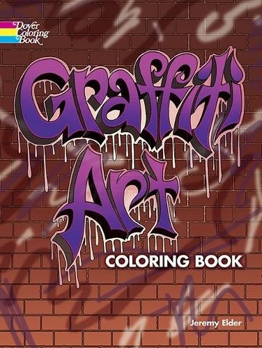 Graffiti Art Coloring Book (Dover Coloring Books) by Jeremy Elder Paperback NEW - Image 4