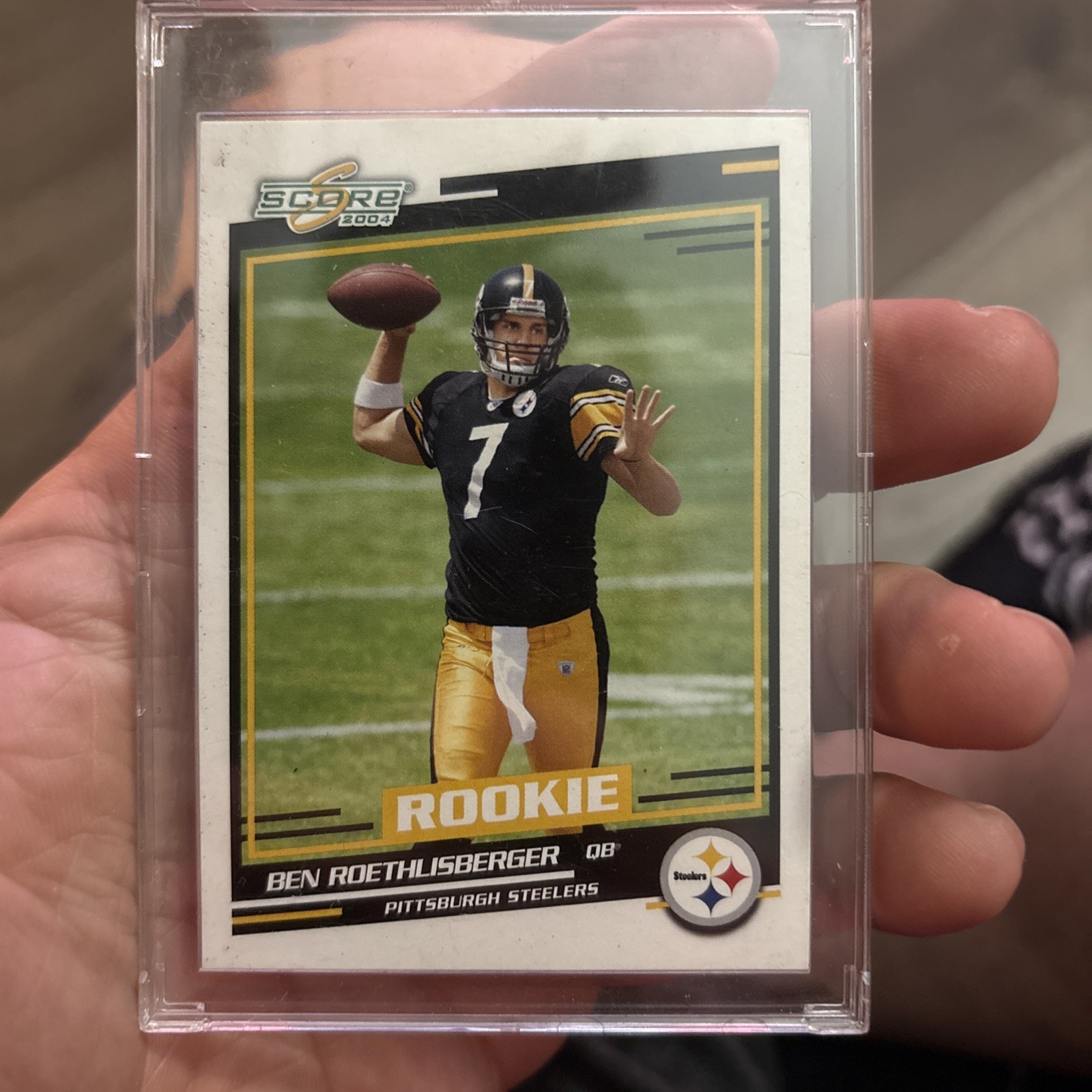 2004 Score - Rookie Ben Roethlisberger #381 (RC)