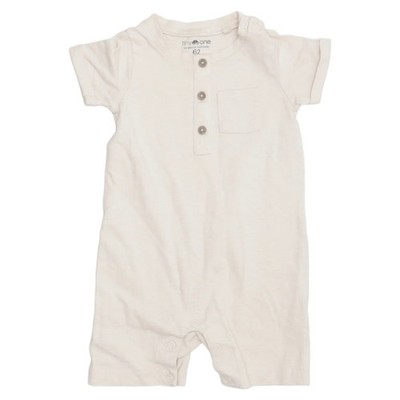 Tiny One, Strampler, Größe: 62, Beige, Baumwolle, Einfarbig #SHa