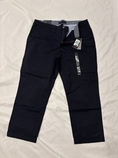 Tommy Hilfiger Hampton Chino Navy Blue Women's Pants Size 16 NEW with Tags