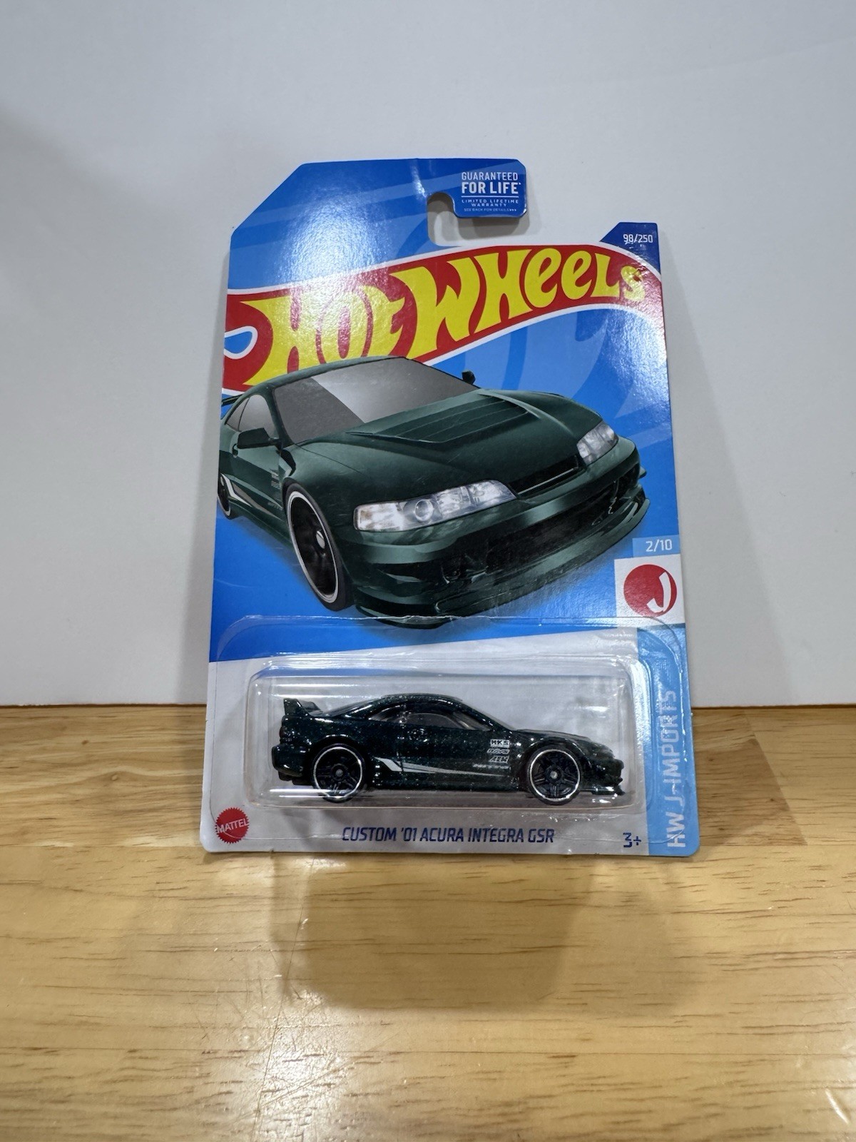Hot Wheels 2022 Custom '01 Acura Integra GSR #98 Green