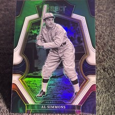 2023 Panini Select - Premier Level Al Simmons #176 Green White Purple Prizm /60