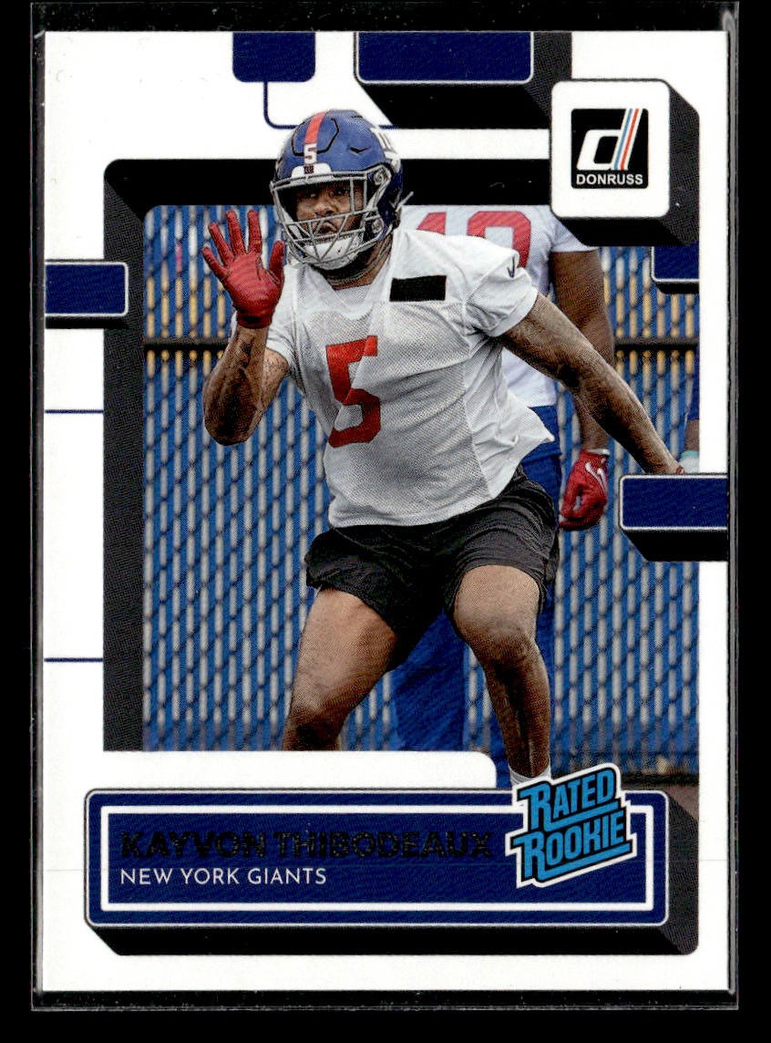 2022 Donruss #352 Kayvon Thibodeaux Rookie Card New York Giants