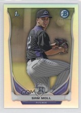 2014 Bowman Prospects Chrome Refractor 495/500 Sam Moll #BCP39 0m0