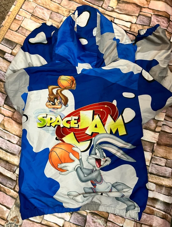 Vintage Space Jam Looney Tunes x Members Only Pullover Jacket Men’s 3x  Retro - Image 2 of 4