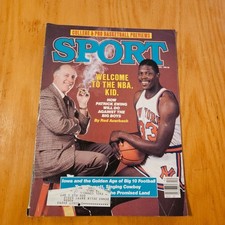 Sport December 1985 Patrick Ewing Red Auerbach NBA Preview Magazine