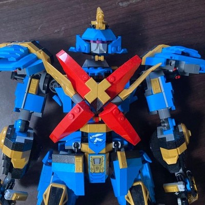 LEGO NINJAGO Nya's Samurai X MECH 71775 Blue Red Gold Robot Figure