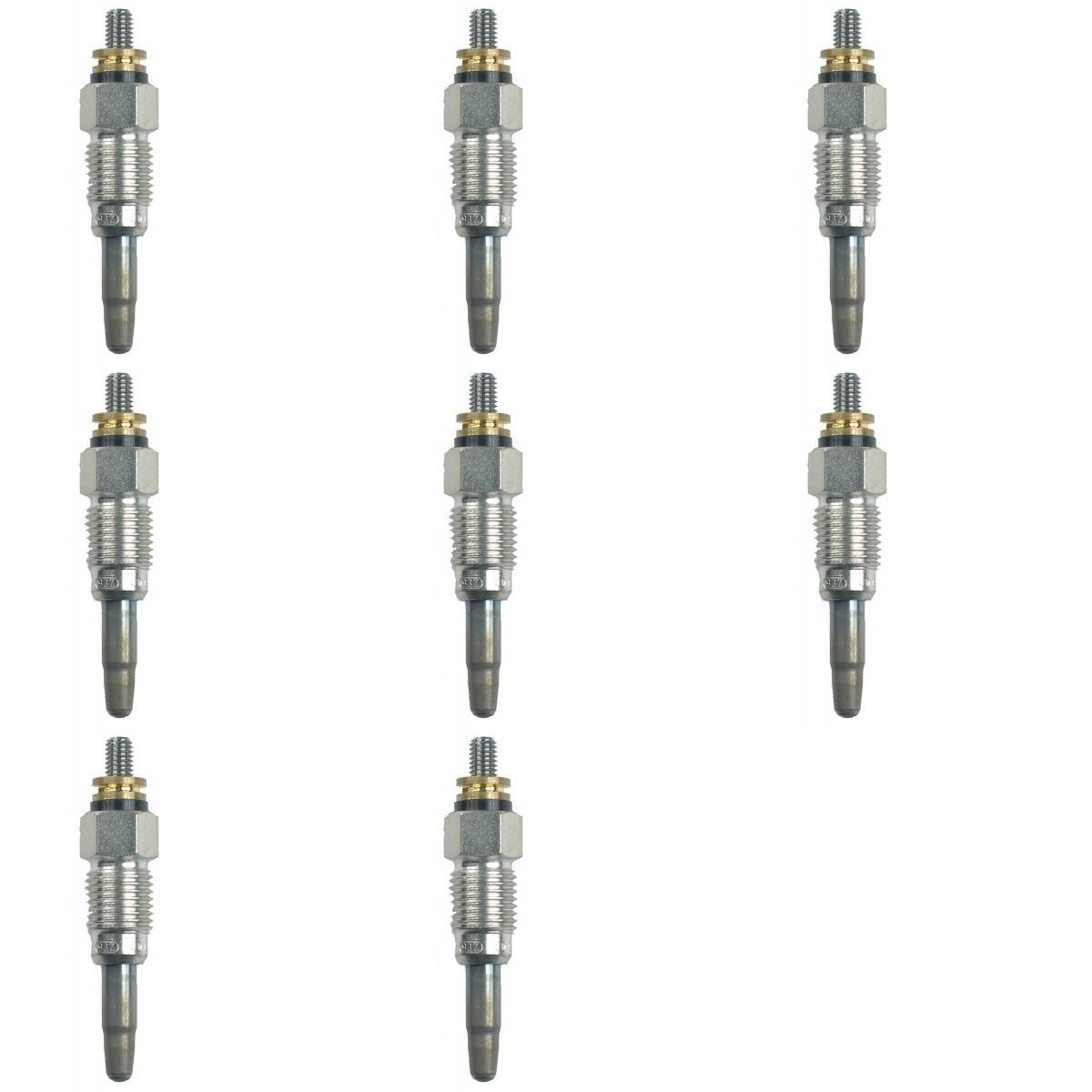 Set of 8 Bosch Diesel Glow Plug 80010 for Volkswagen Volvo Rabbit Dasher 77-96