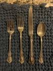 Vintage Towle Old Master Sterling Silver Place Setting (2 Forks, Spoon, Knife)