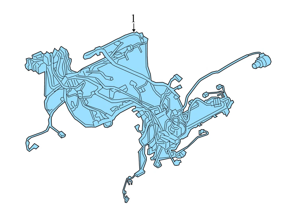 BMW M550I XDRIVE 2018-2020 4,4 L - Arnés de cableado Valvetronic del motor izquierdo Foto 3 de 4