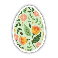 Spring Egg Vinyl Sticker