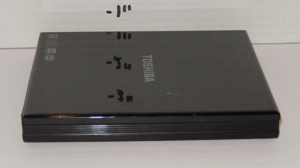 Toshiba PA3761U-1DV2 Externa Delgada DVD-Rom Unidad USB CD-R DVD-R DVD+R Grabadora Foto 3 de 4