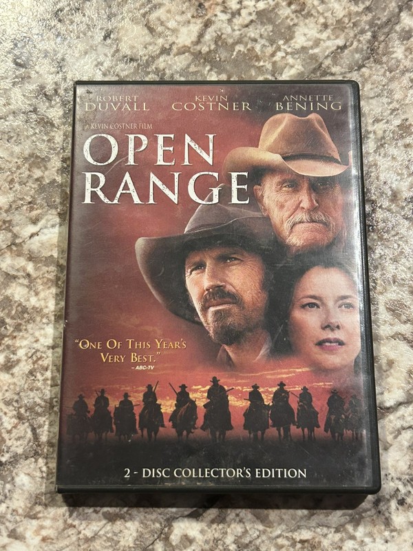 Open Range (DVD 2003 Western) Kevin Costner Robert Duvall Annette Benning 