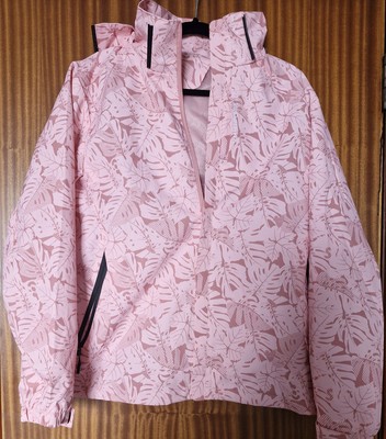 Women's Sela Lightweight Windproof Hooded Jacket Pink Size 12/14
