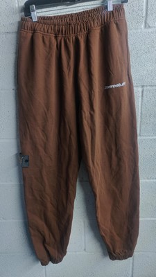Rauw Alejandro ZorroStuff Brown Logo Joggers Essentials Collection Size L