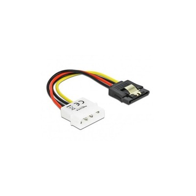 60120 - Kabel Power SATA HDD > Molex 4 Pin Stecker mit Metall Clip...