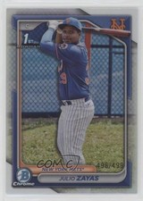 2024 Bowman Chrome Prospects Refractor 498/499 Julio Zayas #BCP-162 2a9