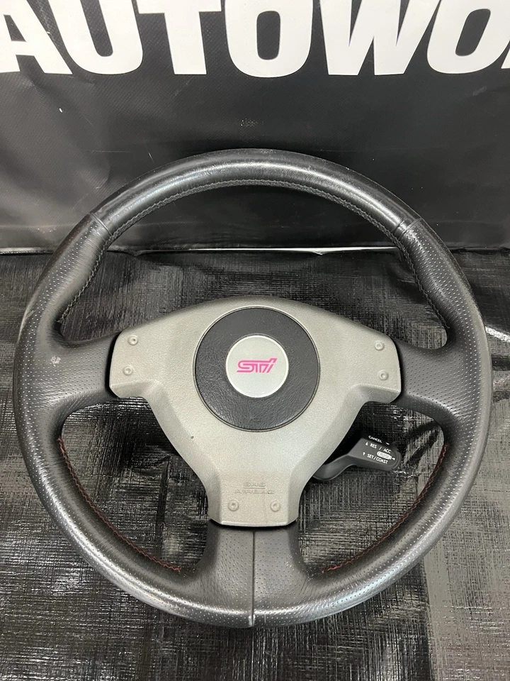 2004 Subaru Impreza WRX STI Steering Wheel #511324 - image 2 of 4