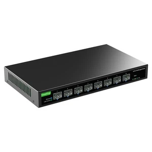 GoodTop 8 Port 10Gb Gestion intelligente du Web SFP+ Changer,10G Optique Facile Géré SFP+