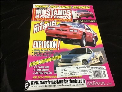 Muscle Mustangs & Fast Fords Magazine August 2001 Join the Nitrous Explosion!