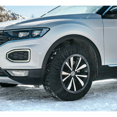 Calze Da Neve Omologate EN16662-1 Per Nissan Juke Dal 2010 – 215/55 R17, Antislittamento Tessili, Montaggio Rapido 30 S