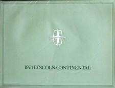 1976 Lincoln Continental sales brochure