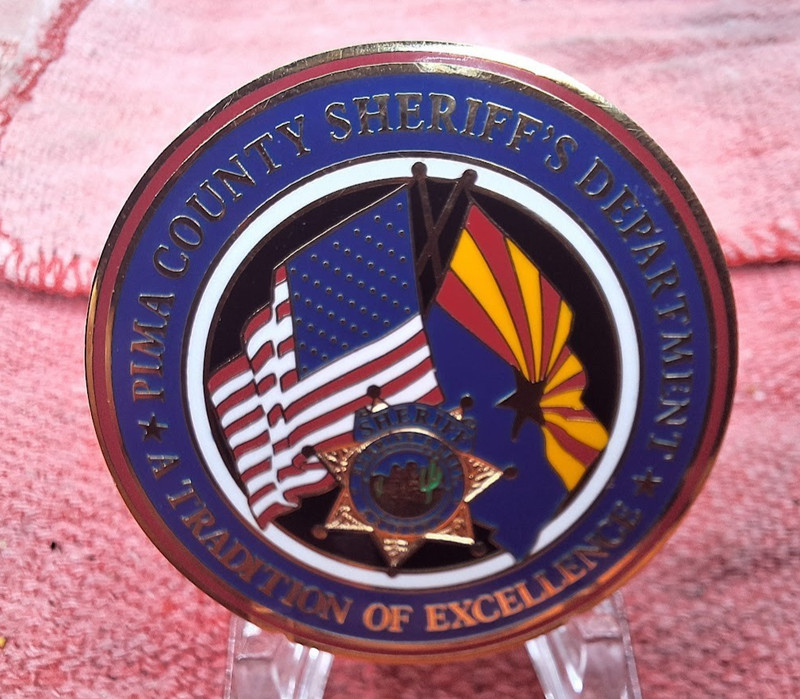 Pima County  Sheriff's Challenge coin